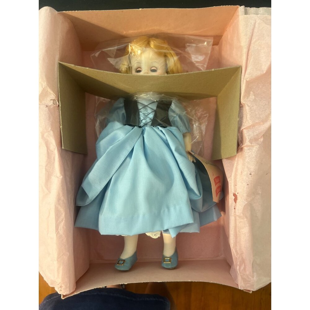 Vintage Madame Alexander Goldilocks Doll 1520 Box Blonde Blue Dress Estate 13"